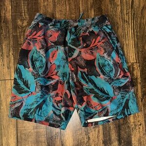 Lululemon Athletica Red and Blue shorts